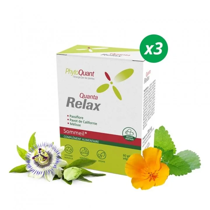 Lot de 3 boîtes de Quantarelax