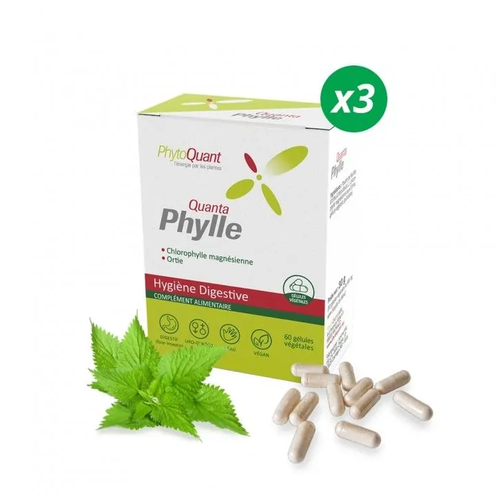 Lot de 3 boîtes de Quantaphylle