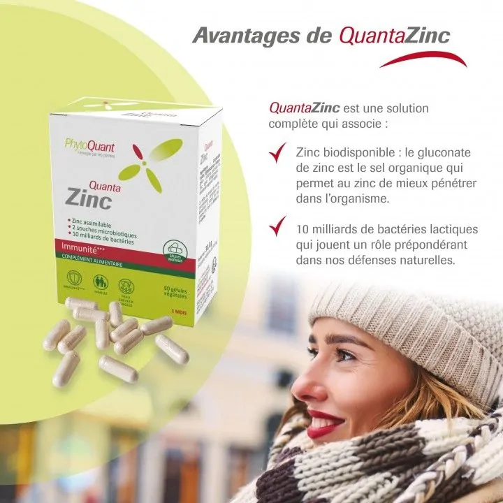 Lot Trois Boites de QuantaZINC